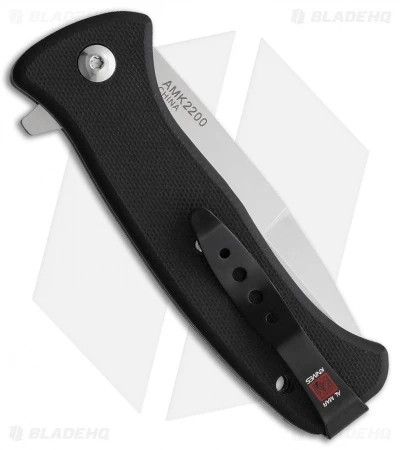 Al Mar Mini SERE 2020 Spring Assisted Knife Black G-10 (3" Satin) 4 Al Mar Mini SERE 2020 Spring Assisted Knife Black G-10 (3" Satin) - Image 2