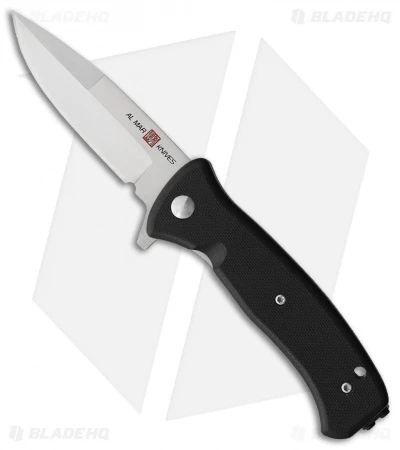Al Mar Mini SERE 2020 Spring Assisted Knife Black G-10 (3" Satin) 3 Al Mar Mini SERE 2020 Spring Assisted Knife Black G-10 (3" Satin)