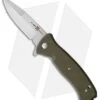 Al Mar Mini SERE 2020 Spring Assisted Knife OD Green GFN (3" Satin) -Swiz Knives Shop Al Mar Mini SERE 2020 SA OD Green GFN BHQ 100788 jr