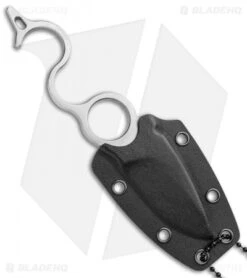 Amare Knives 6 Finger Drop Point Fixed Blade Knife (2.6" Satin) 201812 -Swiz Knives Shop Amare Knives 6 Finger DP Satin AMR201812 BHQ 93298 jr sheath