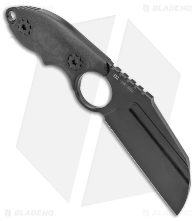 Andre De Villiers Box Butcher Fixed Blade Knife Black G-10 (3.75" Black) 4 Andre De Villiers Box Butcher Fixed Blade Knife Black G-10 (3.75" Black) - Image 2