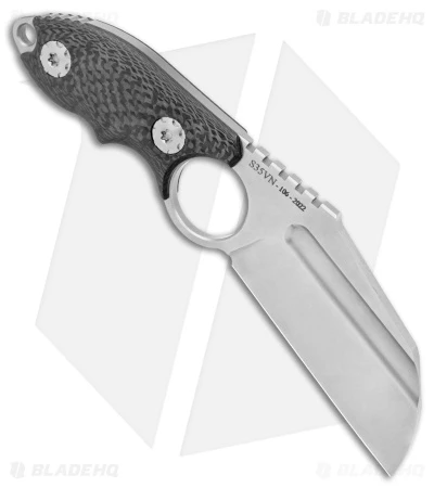 Andre De Villiers Box Butcher Fixed Blade Knife Carbon Fiber (3.75" Satin) 4 Andre De Villiers Box Butcher Fixed Blade Knife Carbon Fiber (3.75" Satin) - Image 2