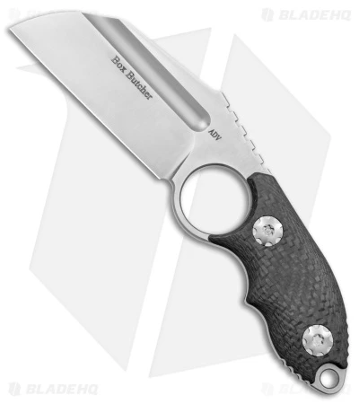 Andre De Villiers Box Butcher Fixed Blade Knife Carbon Fiber (3.75" Satin) 3 Andre De Villiers Box Butcher Fixed Blade Knife Carbon Fiber (3.75" Satin)