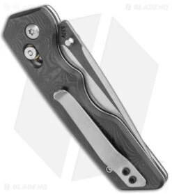 Attn2Detail Mercantile MK 3 Med Bar Lock Knife Black FatCarbon (3.1" Satin) -Swiz Knives Shop Attn2Detail Mercantile MK 3 Med Bar Lock Black Fat Carbon Satin BHQ 176291 jr side