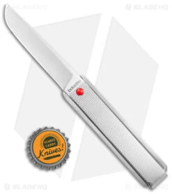 Baladeo Flip System Drop Point Manual Knife Stainless Steel (3.25" Satin) -Swiz Knives Shop Baladeo Flip System Knife Satin DP BHQ 86897 jr bottlecap