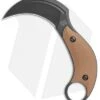 Bastinelli Creations B.A.K. Karambit Fixed Blade Knife Coyote G-10 (3.25" Black) -Swiz Knives Shop Bastinelli Creations B.A.K 3D Coyote BHQ 115145 jr