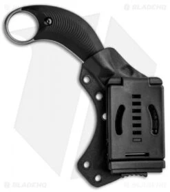 Bastinelli Creations B.A.K. Karambit Fixed Blade Knife Black G-10 (3.25" SW) -Swiz Knives Shop Bastinelli Creations BAK SW BAS213 BHQ 86906 jr sheath