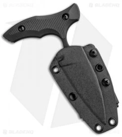 Bastinelli Creations MANAIA Push Dagger Black G-10 (3.75" Black Stonewash) -Swiz Knives Shop Bastinelli Creations MANAIA Push Dagger Black G 10 Black SW BAS219 BHQ 96981 jr sheath