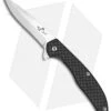 Bear & Son Slim Flipper Knife Carbon Fiber Titanium (2.75" Stonewash) 1 Bear & Son Slim Flipper Knife Carbon Fiber Titanium (2.75" Stonewash) -Swiz Knives Shop Bear and Son Ti CF BHQ 111487 jr