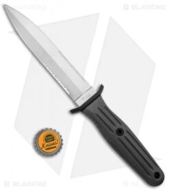 Boker Applegate-Fairbairn Vintage Combat Knife Gray (6" Satin Serr) 123543 -Swiz Knives Shop Boker Applegate Fairbairn Vintage combat Gray Satin Serr 123543 BHQ 90341 jr bottlecap