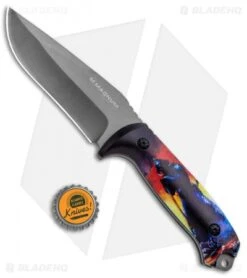 Boker Magnum Frank Frazetta Urban King Fixed Blade Death Dealer (4.6" Gray) -Swiz Knives Shop Boker Magnum Frank Frzetta Urban King Death Dealer Gray 02YA148 BHQ 90339 jr bottlecap