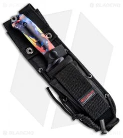 Boker Magnum Frank Frazetta Urban King Fixed Blade Death Dealer (4.6" Gray) -Swiz Knives Shop Boker Magnum Frank Frzetta Urban King Death Dealer Gray 02YA148 BHQ 90339 jr sheath