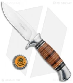 Boker Magnum Leatherneck Hunter Fixed Blade Knife (4.375" Satin) 9 Boker Magnum Leatherneck Hunter Fixed Blade Knife (4.375" Satin) -Swiz Knives Shop Boker Magnum Leatherneck Hunter Satin 02MB726 BHQ 98585 jr bottlecap