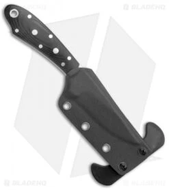 Boker Plus Backdrop Yurco Fixed Blade Knife Black G-10 (3.5" Satin) 02BO028 -Swiz Knives Shop Boker Plus Backdrop Yurco Fixed Blade Black G 10 Satin 02BO028 BHQ 118384 jr sheath