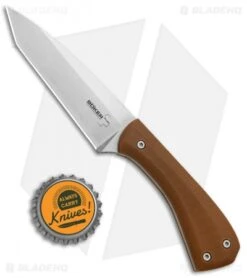 Boker Plus GoBag Fixed Blade Knife Brown G-10 (3.6" Satin) 02BO009 -Swiz Knives Shop Boker Plus Bugout Brown G 10 Satin 02BO009 BHQ 90318 jr bottlecap