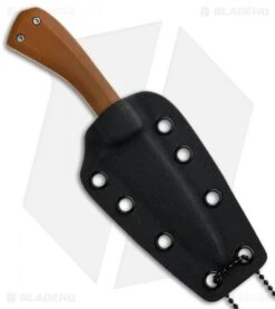 Boker Plus GoBag Fixed Blade Knife Brown G-10 (3.6" Satin) 02BO009 -Swiz Knives Shop Boker Plus Bugout Brown G 10 Satin 02BO009 BHQ 90318 jr sheath