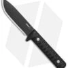 Boker Plus Bushcraft Kormoran Fixed Blade Knife (4.6" Black Stonewash) 02BO381 -Swiz Knives Shop Boker Plus Bushcraft Kormoran black sw BHQ 77343 er