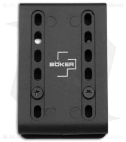 Boker Plus Gekai Fixed Blade Knife (3.35" Satin D2) 02BO071 -Swiz Knives Shop Boker Plus Gekai Fixed Blade Satin D2 BHQ 146725 jr sheath clip