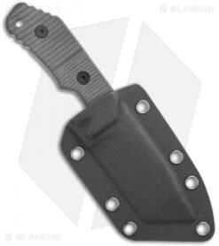 Boker Plus Little Dvalin Tanto Fixed Blade Black G-10 (3.3" Gray) 02BO034 -Swiz Knives Shop Boker Plus Little Dvalin Tanto G 10 Satin 02BO034 BHQ 120660 jr sheath