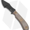 Boker Plus Micro Tracker Fixed Blade Knife Brown Micarta (3.3" Black) 02BO076 -Swiz Knives Shop Boker Plus Micro Tracker FBK Brown Micarta 3in Black BHQ 146734 td