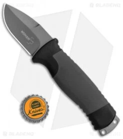 Boker Plus Outdoorsman Mini Fixed Blade Knife Gray (2.25" Gray) -Swiz Knives Shop Boker Plus Outdoorsman Mini Gray Gray 02BO024 BHQ 111240 jr bottlecap