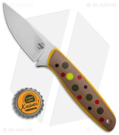 Boker Plus The Brook Brown Trout Fixed Blade Knife Brown G-10 (2.8" Satin) -Swiz Knives Shop Boker Plus The Brook Brown Trout FB Brown G10 2in Satin BHQ 142955 td size