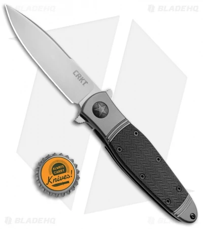 CRKT Bombastic Frame Lock Knife Black GFN (3.3" Satin) K340KXP 6 CRKT Bombastic Frame Lock Knife Black GFN (3.3" Satin) K340KXP - Image 4