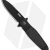 CRKT Bombastic Frame Lock Knife Black GFN (3.3" Black) K345KKSP -Swiz Knives Shop CRKT Bombastic Black Plain Edge BHQ 78172 er