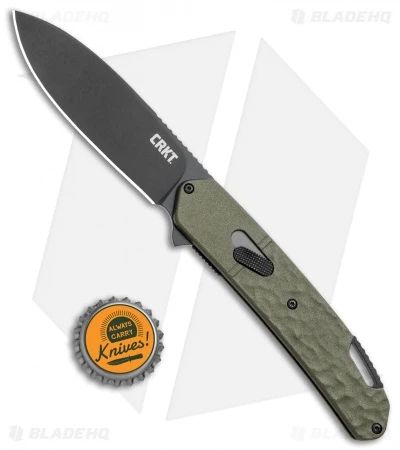 CRKT Onion Bona Fide Field Strip Knife OD Green (3.18" Black) K540GKP 6 CRKT Onion Bona Fide Field Strip Knife OD Green (3.18" Black) K540GKP - Image 4