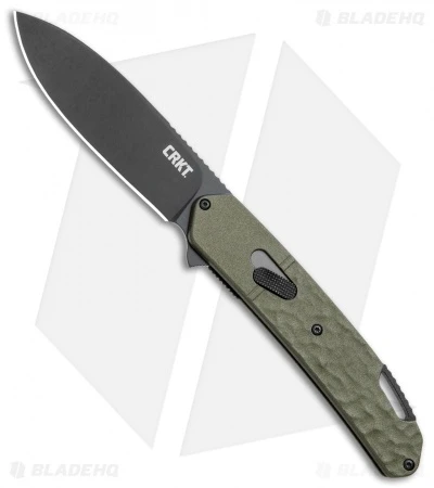 CRKT Onion Bona Fide Field Strip Knife OD Green (3.18" Black) K540GKP 3 CRKT Onion Bona Fide Field Strip Knife OD Green (3.18" Black) K540GKP