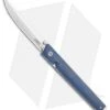 CRKT CEO Liner Lock Knife Blue Linen Micarta (3.1" Satin S35VN) BHQ Exclusive -Swiz Knives Shop CRKT CEO Liner Lock Knife Blue Linen Micarta 3.1in Satin S35VN BHQ Exclusive 7096BLS35 BHQ 117054 LS