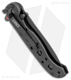 CRKT Carson M16-01KZ Tactical Zytel Folding Spear Point Knife (3" Black) -Swiz Knives Shop CRKT Carson M16 01KZ Tactical Zytel SP Black BHQ 8901 jr side