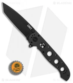 CRKT Carson M16-04KS Tanto Frame Lock Flipper Knife (3.87" Black) -Swiz Knives Shop CRKT Carson M16 04KS Tanto black BHQ 76690 er bottlecap