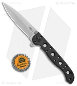 CRKT Carson M16-01Z EDC Spear Point Flipper Knife Zytel (3" Bead Blast) -Swiz Knives Shop CRKT Carson M16 10Z SP Zytel BB Serr BHQ 8899 jr bottlecap