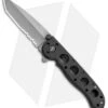 CRKT Carson M16-12 Folding Tanto Flipper Knife BB (3" Bead Blast Serr) 1 CRKT Carson M16-12 Folding Tanto Flipper Knife BB (3" Bead Blast Serr) -Swiz Knives Shop CRKT Carson M16 12 Folding Tanto BB BB Serr BHQ 87731 jr