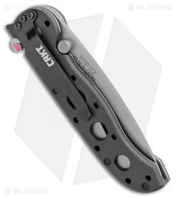 CRKT Carson M16-12Z Folding Tanto Flipper Knife Zytel (3" Bead Blast Serr) -Swiz Knives Shop CRKT Carson M16 12Z Folding Tanto Zytel BB Serr BHQ 8902 jr side