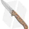 CRKT Carson M16-13ZM Desert Spear Point Flipper Knife (3.5" Bead Blast Serr) -Swiz Knives Shop CRKT Carson M16 13ZM Desert SP BB Serr BHQ 8981 jr