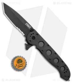 CRKT Carson M16-14ZLEK Tanto Liner Lock Knife (3.75" Serr) -Swiz Knives Shop CRKT Carson M16 14ZLEK Tanto LL Serr BHQ 8897 jr bottlecap
