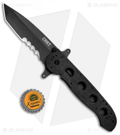 CRKT Carson M16-14SFG Special Forces Tanto Flipper Knife (3.875" Black Serr) 6 CRKT Carson M16-14SFG Special Forces Tanto Flipper Knife (3.875" Black Serr) - Image 4