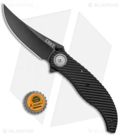 CRKT Clever Girl Folder Deadbolt Lock Knife Black G-10 (4" Black) 2640 -Swiz Knives Shop CRKT Clever Girl Folder Black Black 2640 BHQ 99493 jr bottlecap