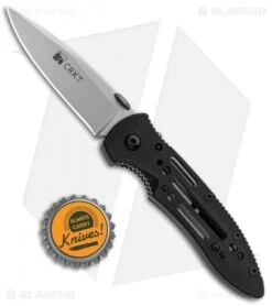 CRKT Crawford Point Guard Liner Lock Knife (2.75" Bead Blast) 6752 -Swiz Knives Shop CRKT Crawford PG LL BB 6752 BHQ 87726 jr bottlecap