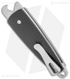 CRKT Dually Knife W/ Bottle Opener Black (2.5" Stonewash) 7086 -Swiz Knives Shop CRKT Dually Bottle Opener SW 7086 BHQ 119356 jr side