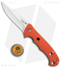 CRKT Hammond Cruiser LAWKS Liner Lock Knife Orange (3.75" Satin) 7904OR -Swiz Knives Shop CRKT Hammond Cruiser Orange CR7904OR BHQ 87147 jr bottlecap 2