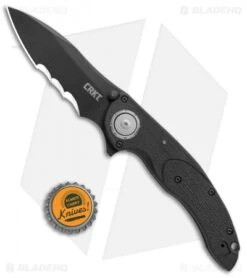 CRKT Linchpin Deadbolt Lock Knife Black G-10 (3.9" Black) 5406K -Swiz Knives Shop CRKT Linchpin Deadbolt Lock Black G 10 Black 5406K BHQ 103623 jr bottlecap