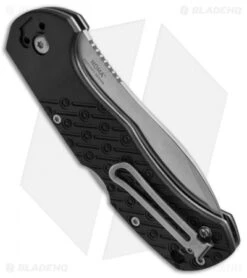 CRKT Noma Lock Back Knife Black GFN (3.3" Satin) 2815 -Swiz Knives Shop CRKT Noma LB Black GFN 2815 BHQ 51851 jr side