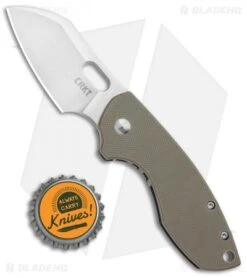 CRKT Pilar Frame Lock Knife Tan G-10 (2.4" Satin D2) -Swiz Knives Shop CRKT Pilar FL OD Tan G 10 Satin 5311D2T BHQ 93243 jr bottlecap