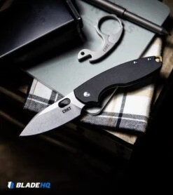 CRKT Pilar III Frame Lock Knife Black G-10 (3" Stonewash D2) 5317D2 -Swiz Knives Shop CRKT Pilar III Frame Lock Knife Black G 10 Stonewash D2 5317D2 BHQ 119343 kp loadout web