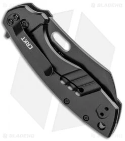CRKT Pilar Large Frame Lock Flipper Knife Black G-10 (2.62" Black D2) 5315GKD2 -Swiz Knives Shop CRKT Pilar Large FL Flipper Black G 10 Black D2 5315GKD2 BHQ 92293 jr side