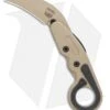 CRKT Provoke Kinematic Morphing Karambit Folding Knife (2.4" Desert Sand) -Swiz Knives Shop CRKT Provoke Kinematic Morphing Karambit Folding Knife 2.4in Desert Sand 4040DS BHQ 113912 LS