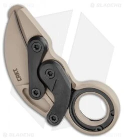 CRKT Provoke Kinematic Morphing Karambit Folding Knife (2.4" Desert Sand) -Swiz Knives Shop CRKT Provoke Kinematic Morphing Karambit Folding Knife 2.4in Desert Sand 4040DS BHQ 113912 LS Side